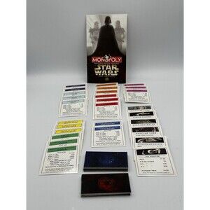 Monopoly Star Wars Classic Trilogy Instructions Deeds, Chance & CC Cards Parts